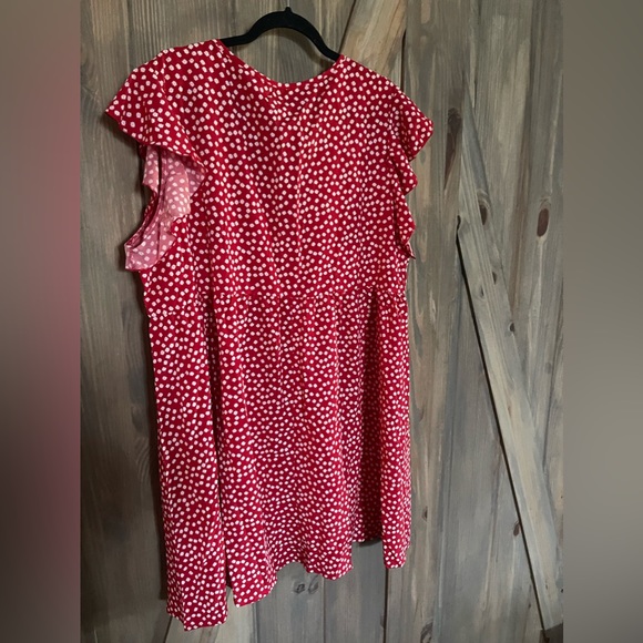 Super cute red polka dot mini dress - Picture 2 of 2